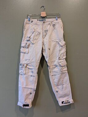 Reese Cooper Pyrophyte Stamp Print Cargo Pants Men’s 30x29 Cotton Canvas Street